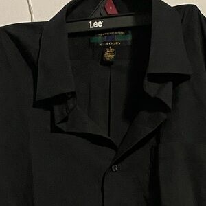 Alexander Julián Men's Elegant Black Button-Up Shirt